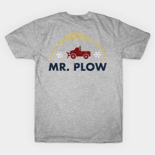 Mr. Plow Logo (color) T-Shirt